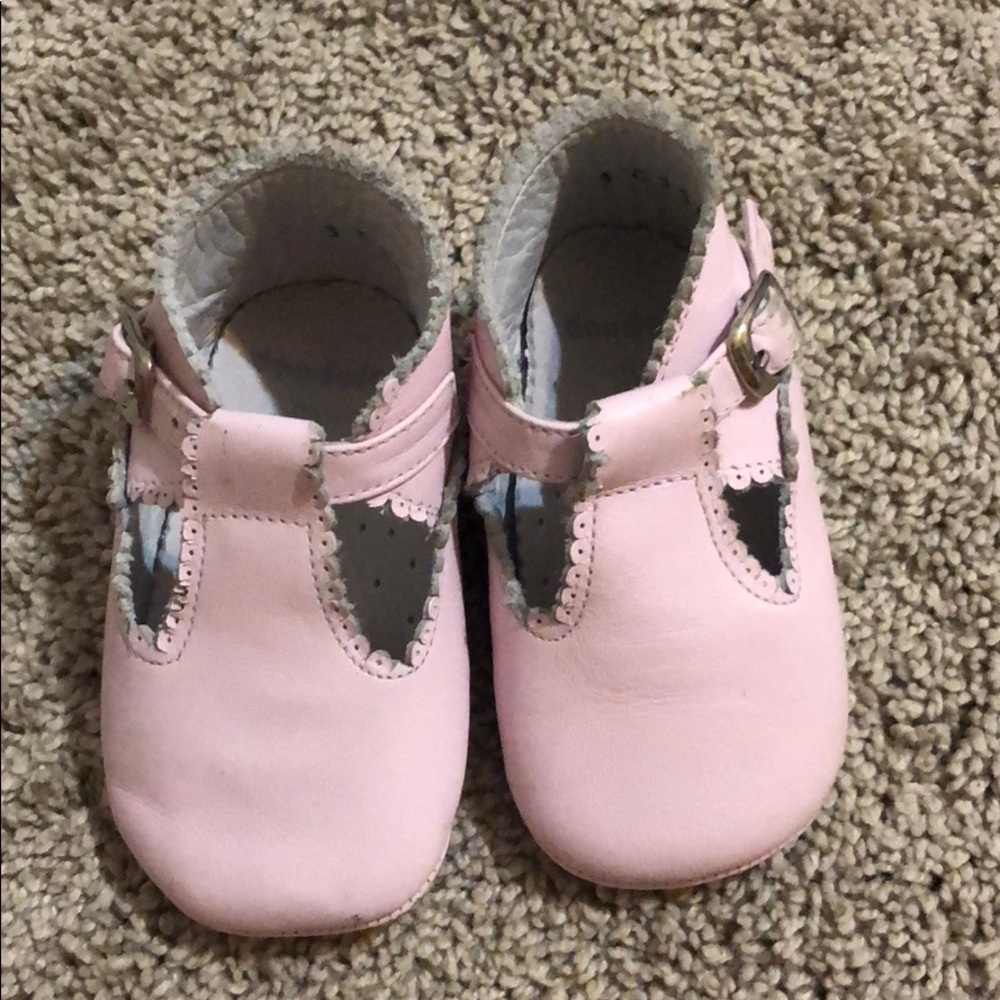Dondolo Pink Soft Sole T Strap Shoes Size 3